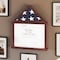 Flash Furniture Quincy Flag and Certificate Display Case, Solid Pine Wood Flag Shadow Box, Mahogany Finish HMHD-22M142Y-MHG-GG - alternate 2